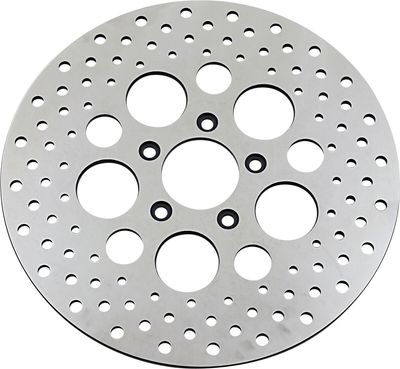 Bromsskiva Drag Specialties fram rostfri polerad 11.5" 00-17