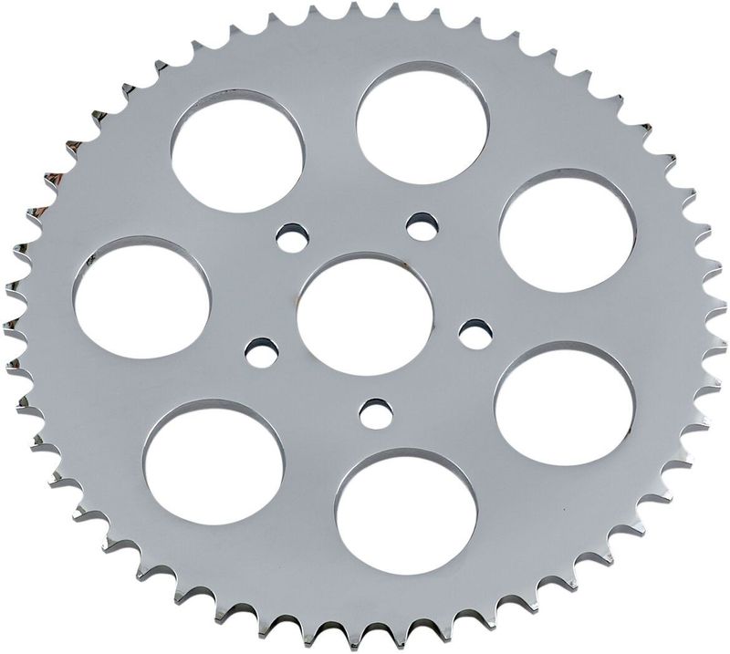 Drev hjul bak Drag Specialties 51T stål krom H-D 73-85