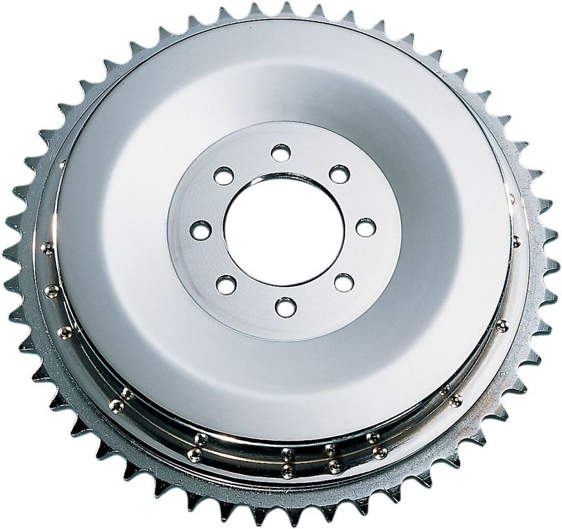 Drev Drag Specialties 06-0126-BX-LB2 Brake Ironhead XL krom Sportster 77-78