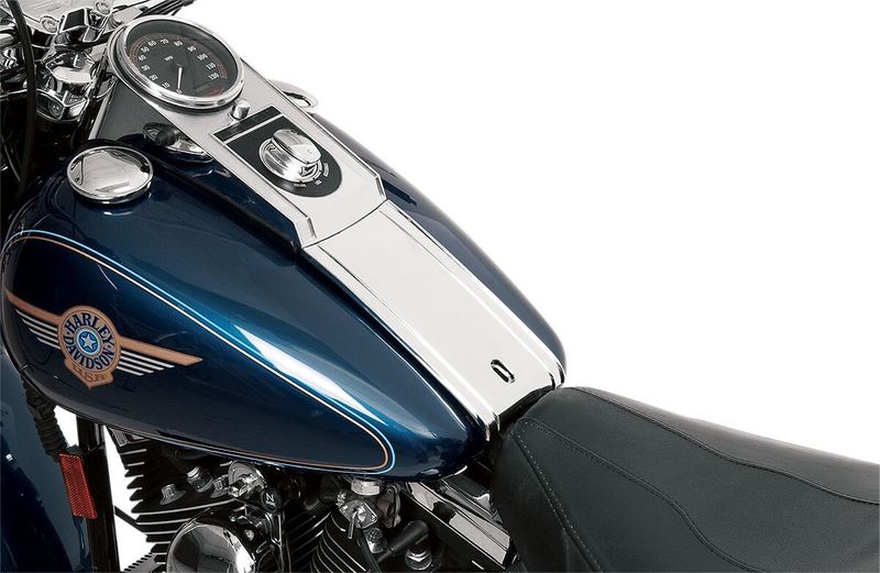 Tankpanel Drag Specialties nedre krom Softail 85-99, FX 83-86