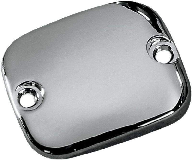 Lock huvudcylinder fram Drag Specialties Brake slät krom Softail 96-14, Dyna 07-17