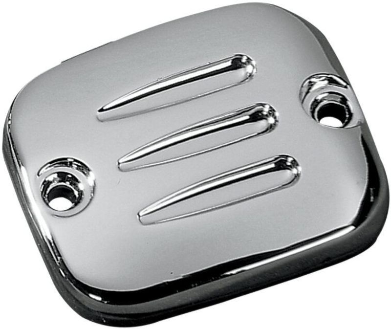 Lock huvudcylinder fram Drag Specialties Brake krom Softail 96-14, Dyna 07-17