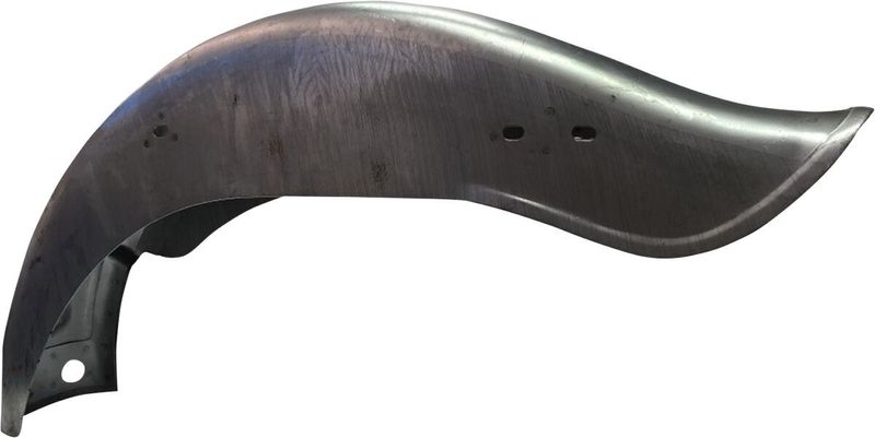 Bakskärm Drag Specialties Quickbob stål Sportster 77-78