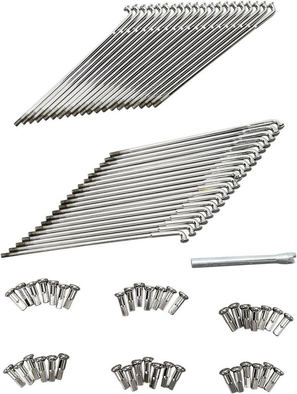 Ekersats Drag Specialties Spun Excel Front 8.125 stål aluminium krom