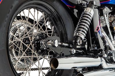 Ekersats Drag Specialties Wide-glide rostfri krom stål H-D 52-20