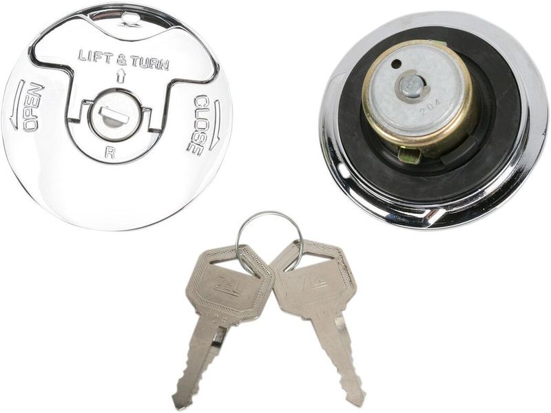 Tanklock Drag Specialties Flush-Mount Non-vented Caps