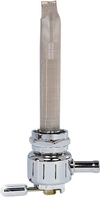 Bensinkran Pingel Power-Flo Vertical Groove rund höger Big Twin, XL Sportster 75-06
