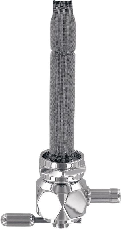 Bensinkran Pingel Power-Flo diamond vänster höger Big Twin, XL Sportster 75-06