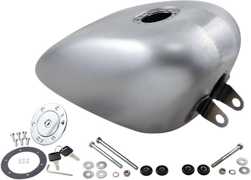 Bensintank Drag Specialties Aero-Style krom Sportster 82-94