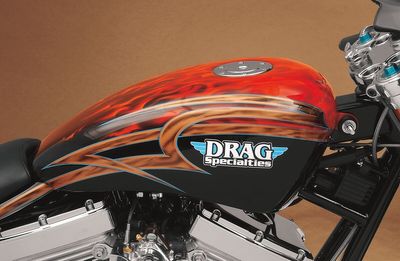 Bensintank Drag Specialties Aero-Style krom Sportster 82-94