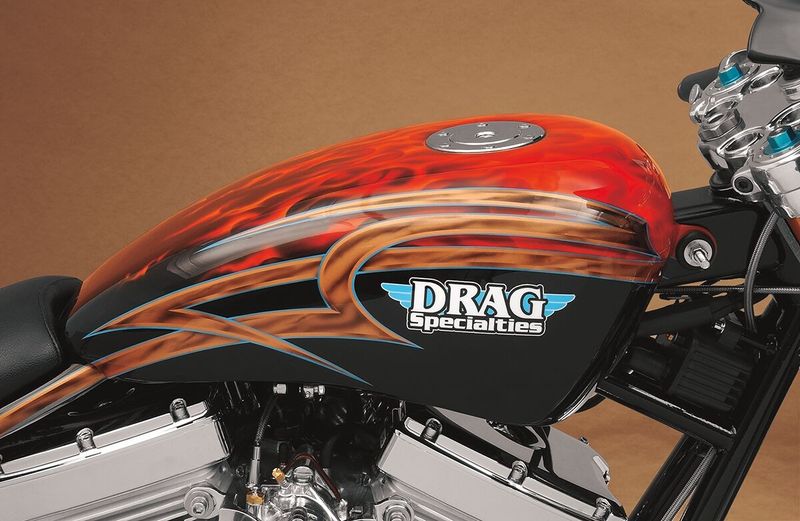 Bensintank Drag Specialties Aero-Style krom Sportster 82-94