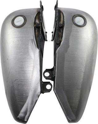 Bensintank Drag Specialties Two-Piece Flat-Side 2" förlängd Softail 85-89