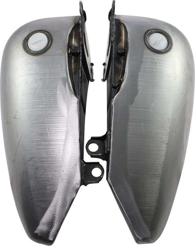Bensintank Drag Specialties Two-Piece Flat-Side 2" förlängd Softail 85-89