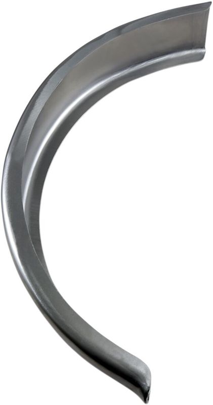 Bakskärm Drag Specialties 6" platt matt stål