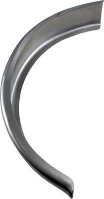 Bakskärm Drag Specialties 6" platt matt stål