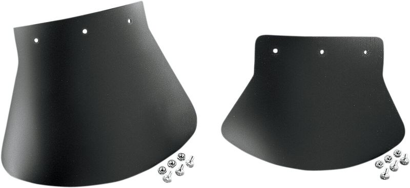 Skärm Drag Specialties Plain gummi svart DS393702