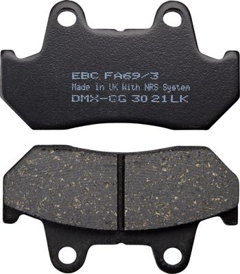 Bromsbelägg EBC FA069/3 organiska Honda GL 1200 Goldwing 84-86 m.fl.