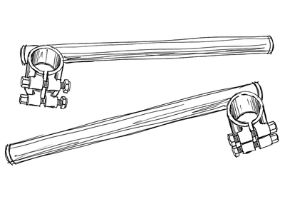 Clip-on styre