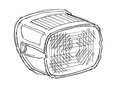 Lampglas Baklampa