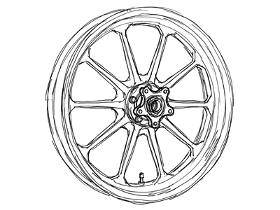 Aluminium-hjul
