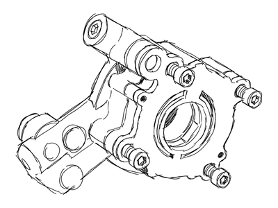 Oljepump Twin Cam