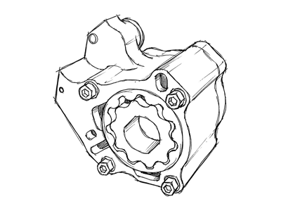 Oljepump M8
