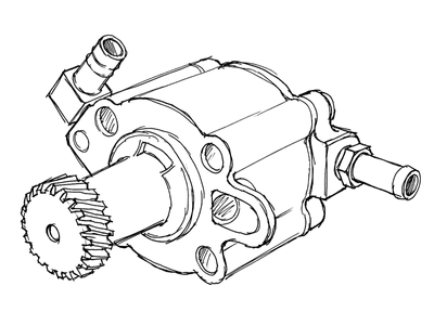 Oljepump Sportster