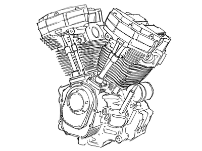 Motordelar M8