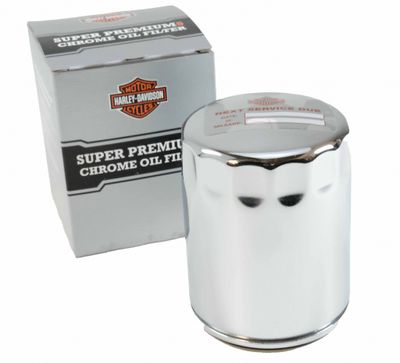 Harley Davidson M8 oil filter chrome OEM: 62700297