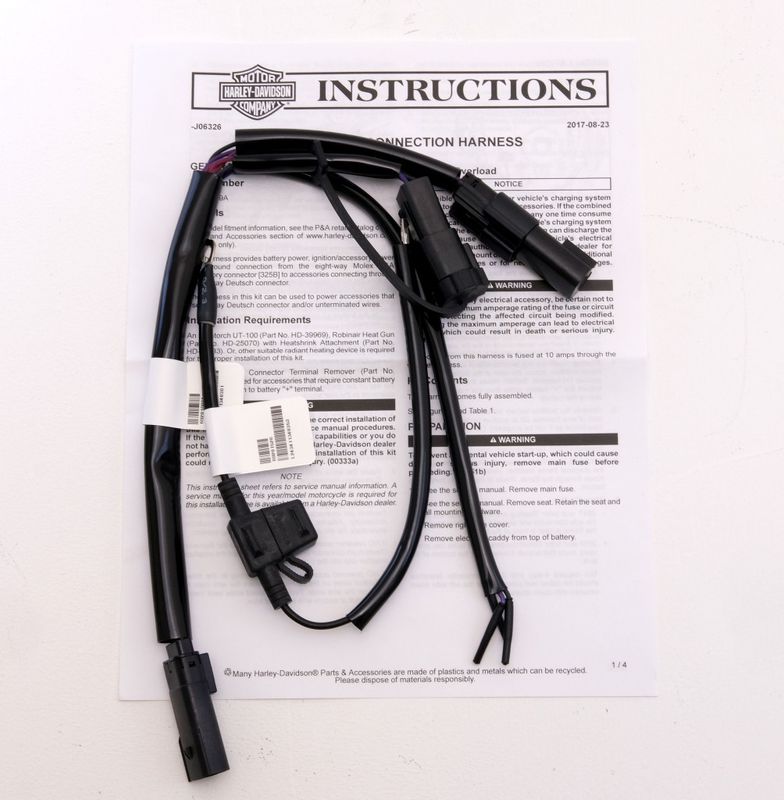 Harley-Davidson Kit,Harn/Wrg,Elec,Connector,Ac Oem: 69201599A