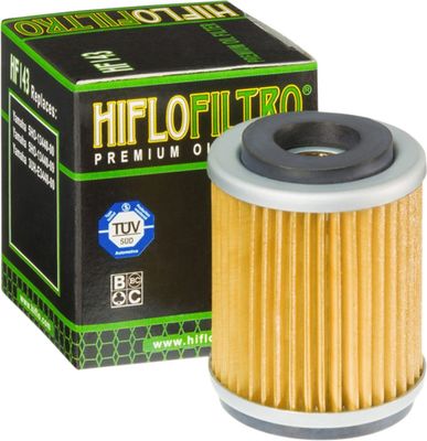 Oljefilter HiFlofiltro HF143 Yamaha 81-upp, Mbk 94-03