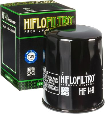 Oljefilter HiFlofiltro HF148 svart Tgb 07-17, Yamaha 01-19