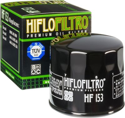 Oljefilter HiFlofiltro HF153 svart Ducati 80-upp, Bimota 85-16, Cagiva 85-00