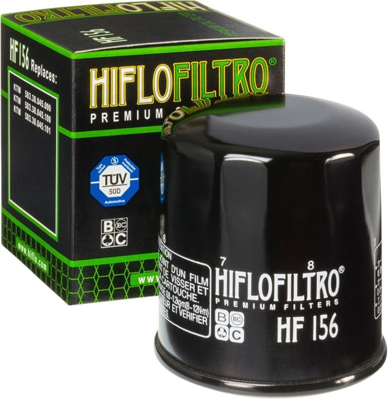 Oljefilter HiFlofiltro HF156 svart Ktm 93-07
