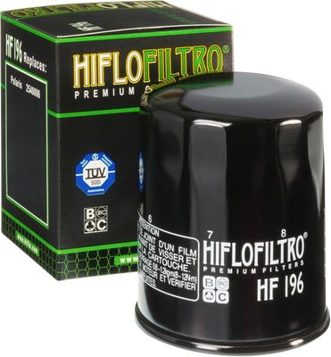 Oljefilter HiFlofiltro HF196 svart Polaris 02-08