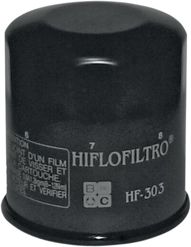 Oljefilter HiFlofiltro HF303 svart