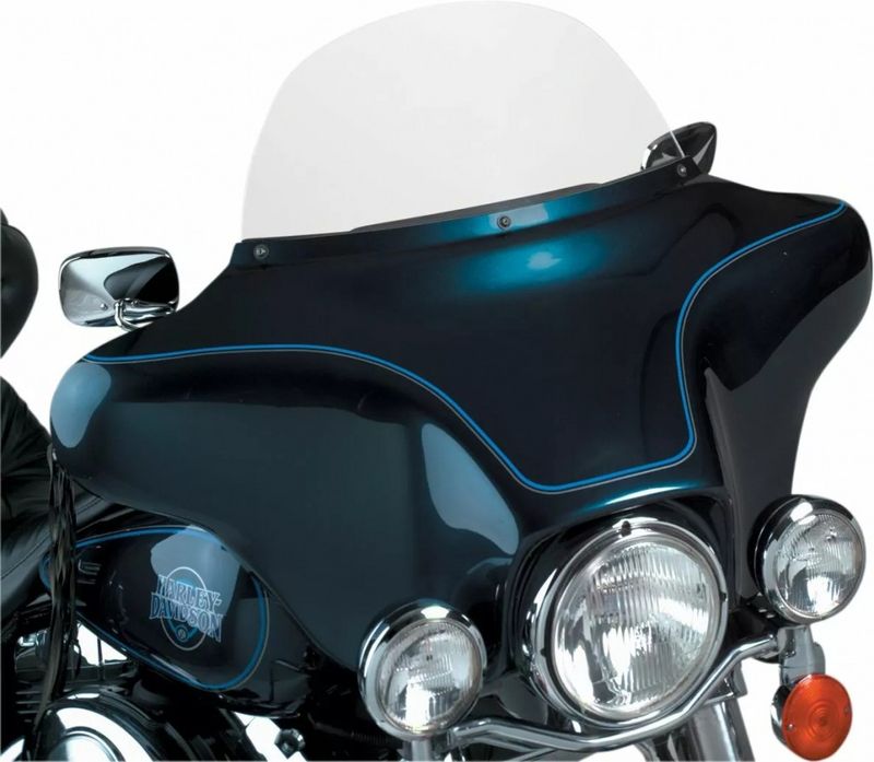 Vindruta Memphis Shades Lucite 12 Flht klar Touring 96-13