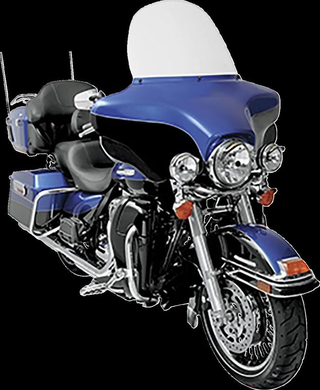 Vindruta Memphis Shades Lucite 15 Flht Touring 96-13 solar