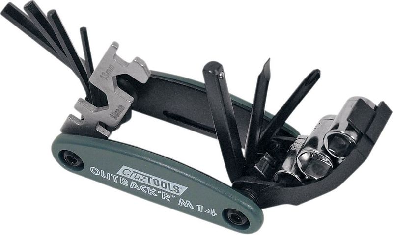 Insexnyckelsats fällbar Cruztools Outback'r metrisk japanska mc