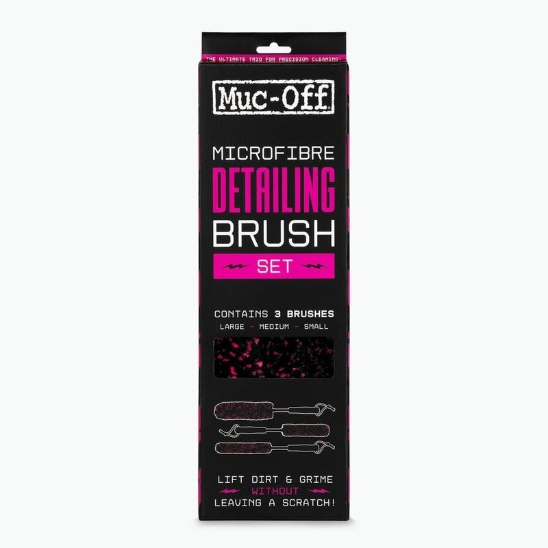 Muc-Off Microfibre Brush Kit (set of 3)