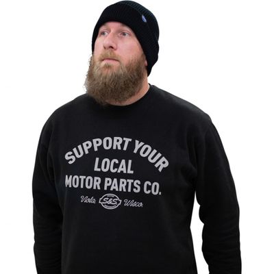 Sweatshirt S&S stl S svart