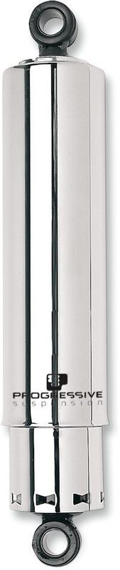 Stötdämpare Progressive Suspension PS 412 Full 11" kraftig krom Dyna 91-17