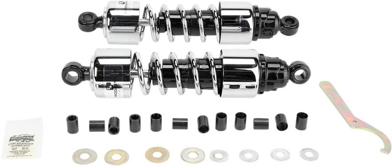 Stötdämpare Progressive Suspension 412 Cruiser 12.5 dubbel krom 412-4207C