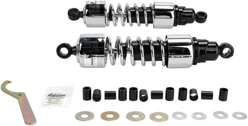 Stötdämpare Progressive Suspension 412 Cruiser 13 4000 dubbel krom 412-4211C
