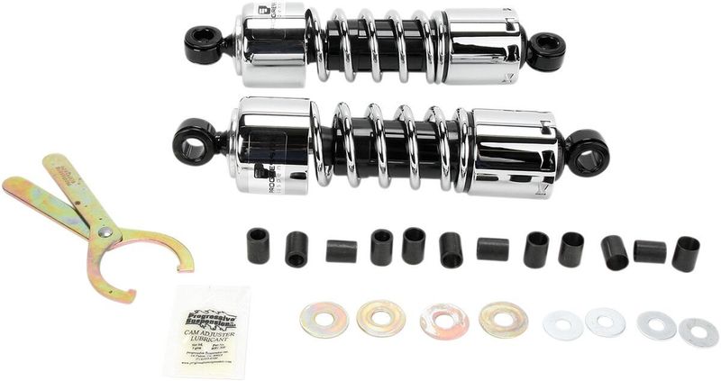 Stötdämpare Progressive Suspension 412 Cruiser 11 dubbel krom