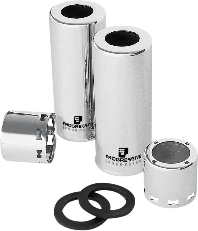 Kåpa stötdämpare Progressive Suspension krom H-D 66-16