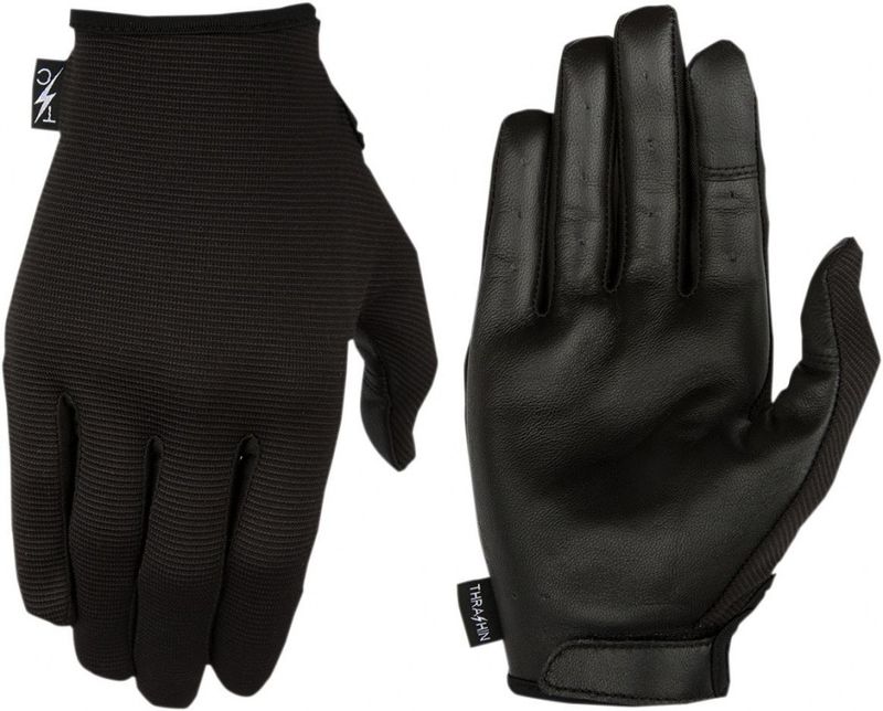 Handskar Thrashin Supply Palm stl S läder svart