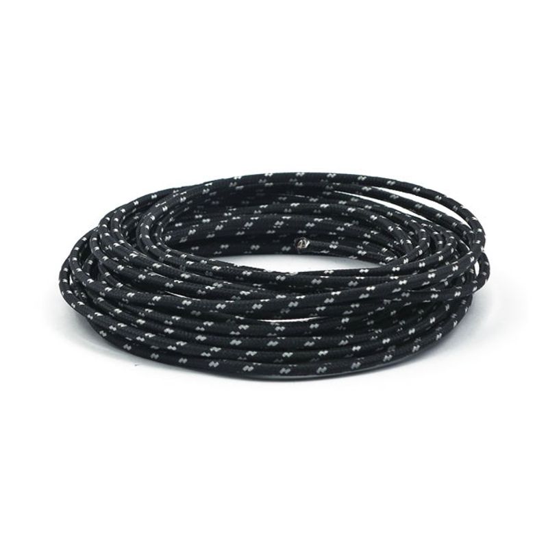 Tygklädd kabel - flera färger
