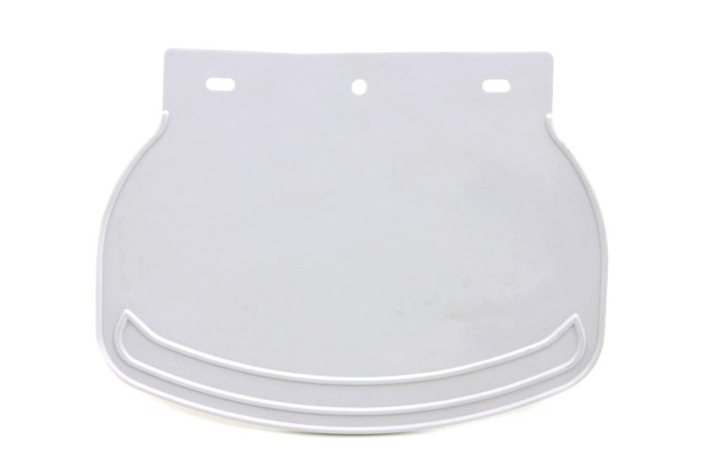 Mud Flap Rubber White Plain