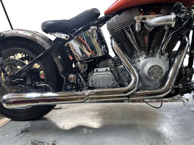 Avgassystem V-Twin Wyatt Gatling Holeshot krom